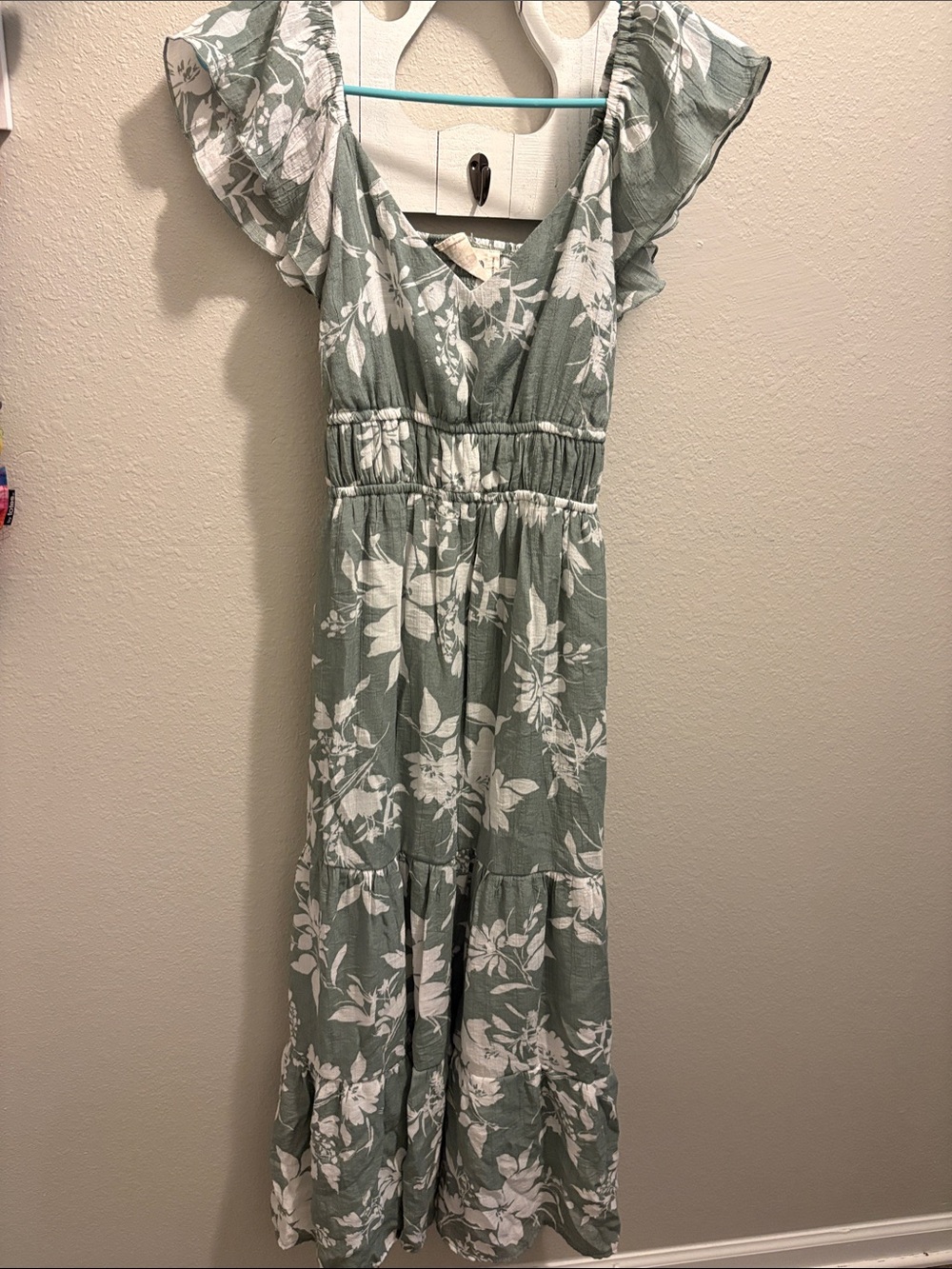 Green Floral Dress